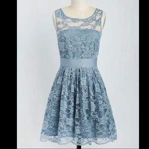 Grey Lace Dress by BB Dakota